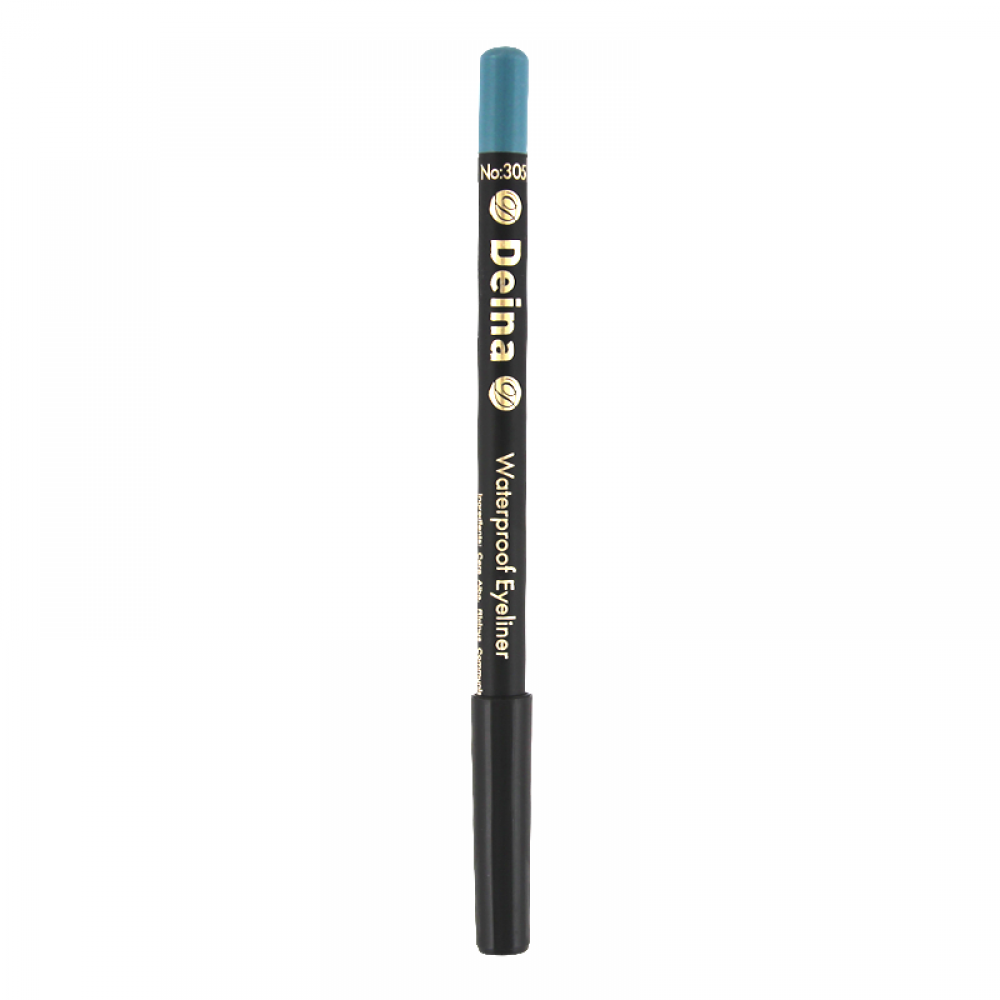Deina Eye Pencil Waterproof Eyeliner Turquoise Light Blue 305 Eye